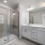 Bathroom with Standing Glass shower