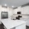 Kitchen with stainless steel appliances