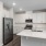Kitchen with stainless steel appliances