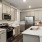 kitchen with white cabinets and stainless steel appliances
